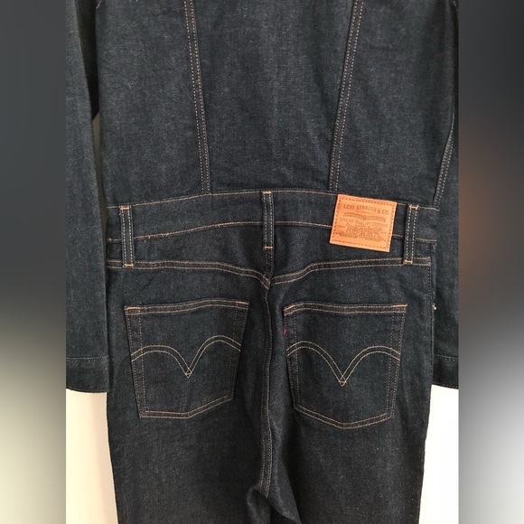 Levi’s Dark Denim Jumpsuit. Size Small. - Picture 3 of 7